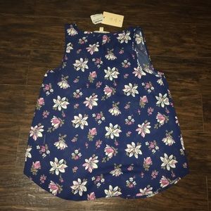Dark Blue Floral Shirt